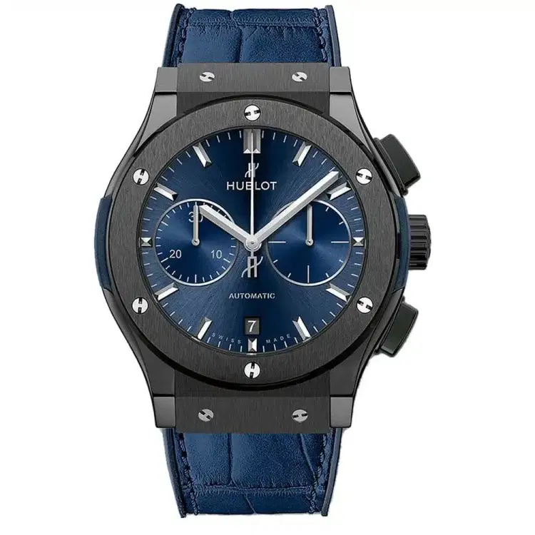 Hublot 521.cm.7170.lr Classic Fusion Chronograph 45mm Mens Watch Ceramic Blue Watch-Hover-Image