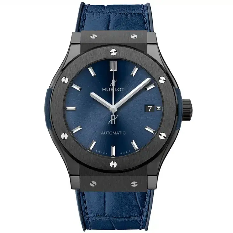 Hublot 542.cm.7170.lr Classic Fusion Automatic 42mm Mens Watch Ceramic Blue-Hover-Image