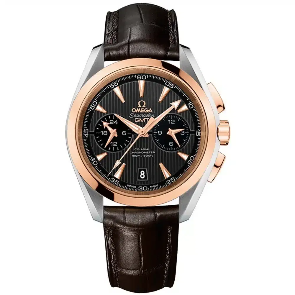 Omega 231.23.43.52.06.001 Aqua Terra 150m Co-Axial GMT Chronograph...