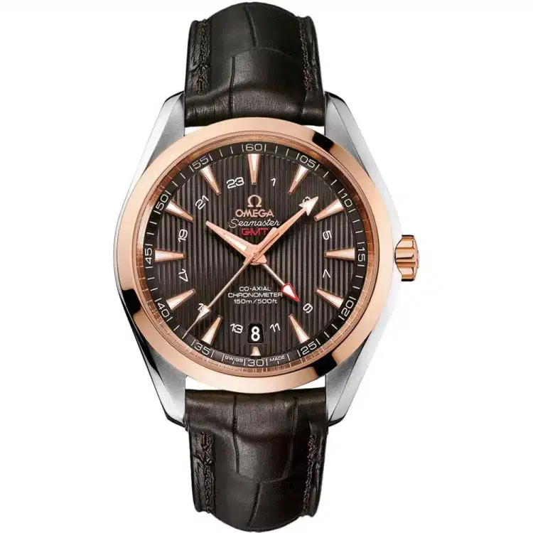 Omega 231.23.43.22.06.001 Aqua Terra 150m GMT Watch  -Hover-Image