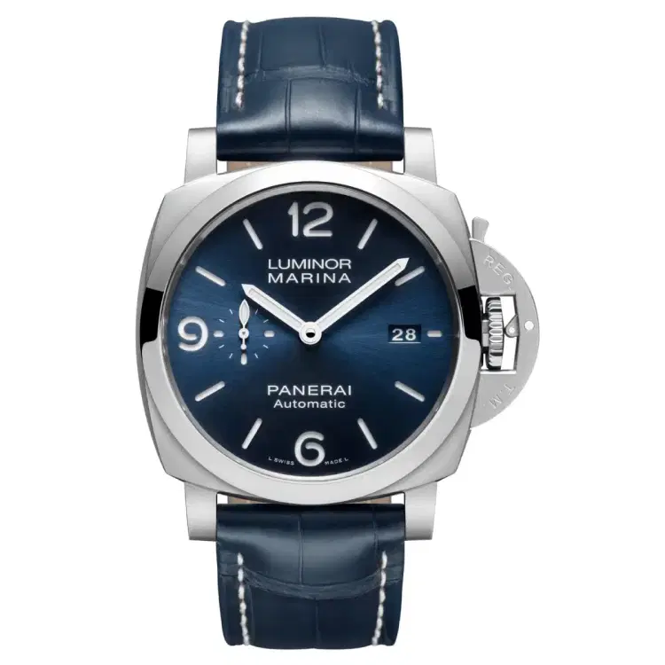Panerai PAM01313 Luminor Marina Blue Dial 44mm Stainless Steel Watch-Hover-Image