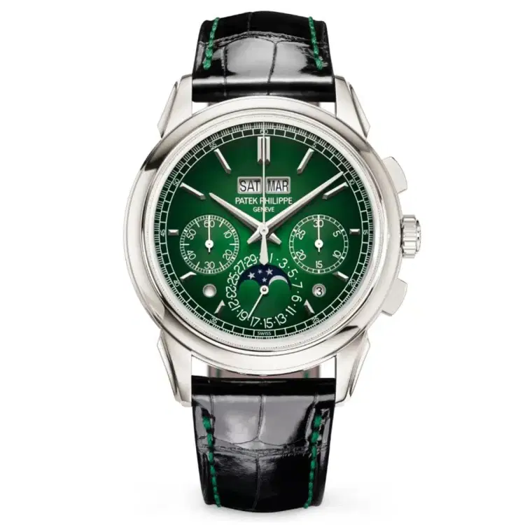 Patek Philippe 5270P-014 Grand Complications Self-Winding Green Dial Platinum 41mm Watch-Hover-Image