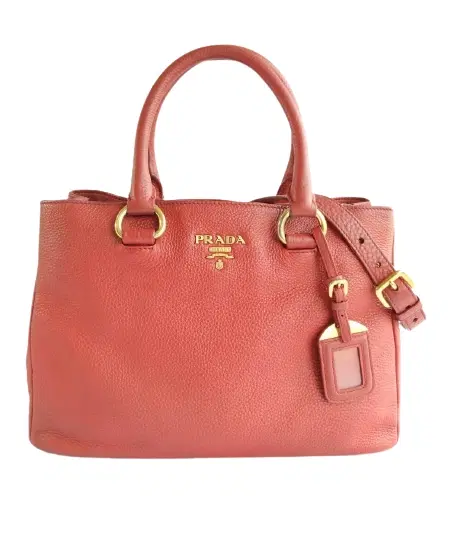 Prada Vitello Phenix Leather Small Tote