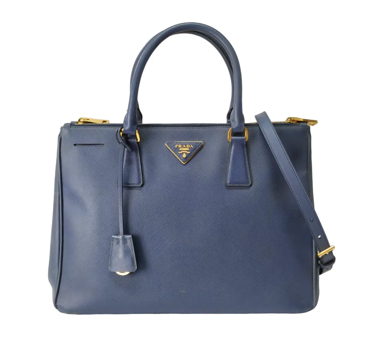 Prada Saffiano Lux Leather Galleria Double Zip Tote
