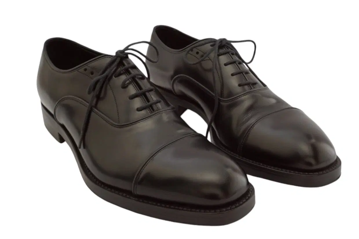 Prada Brushed Leather laced Oxford Shoes