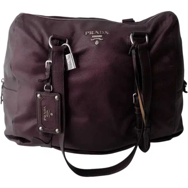 PRADA Bronze Metallic Gradient Vitello Daino Antik Tote Bag BL0307