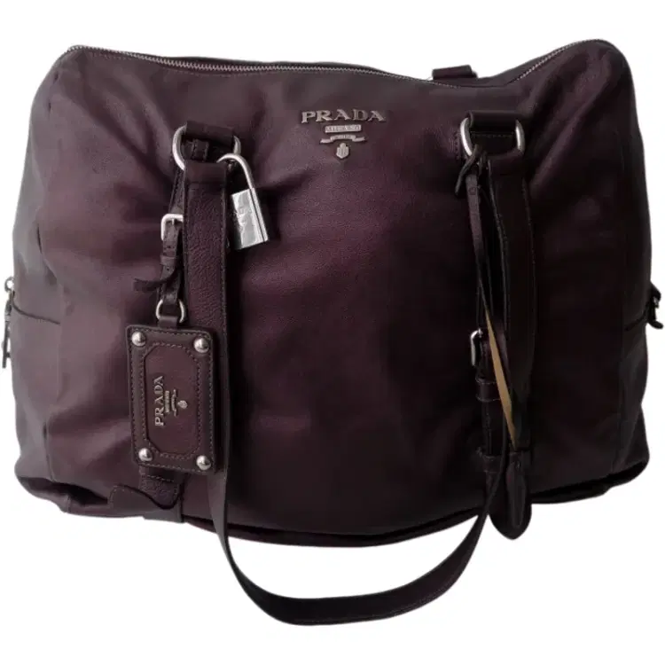 PRADA Bronze Metallic Gradient Vitello Daino Antik Tote Bag BL0307-Hover-Image