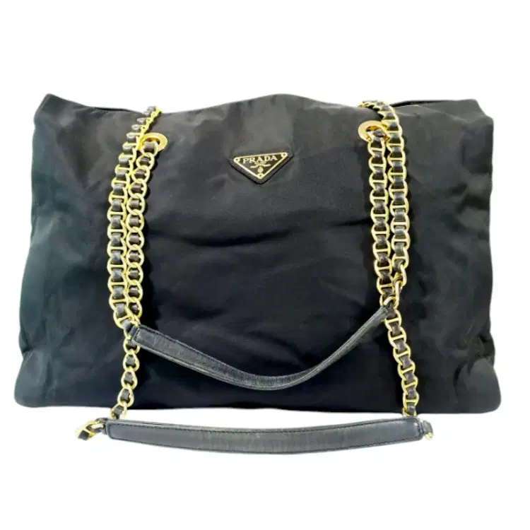Prada Nylon Chain Tote-Hover-Image