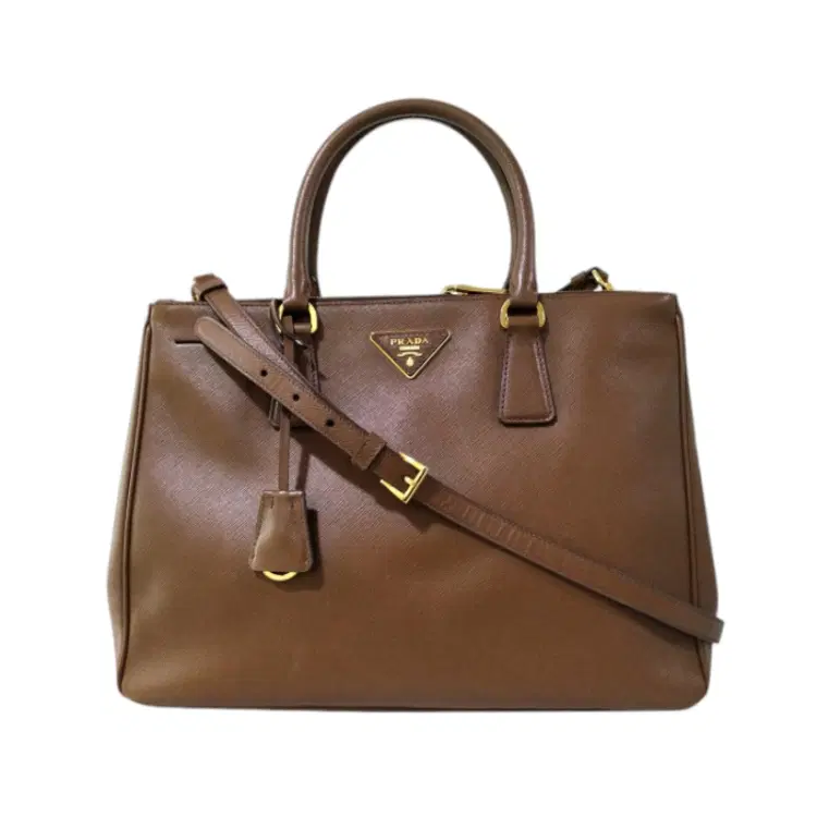 Prada Saffiano Medium Galleria Double Zip Tote-Hover-Image
