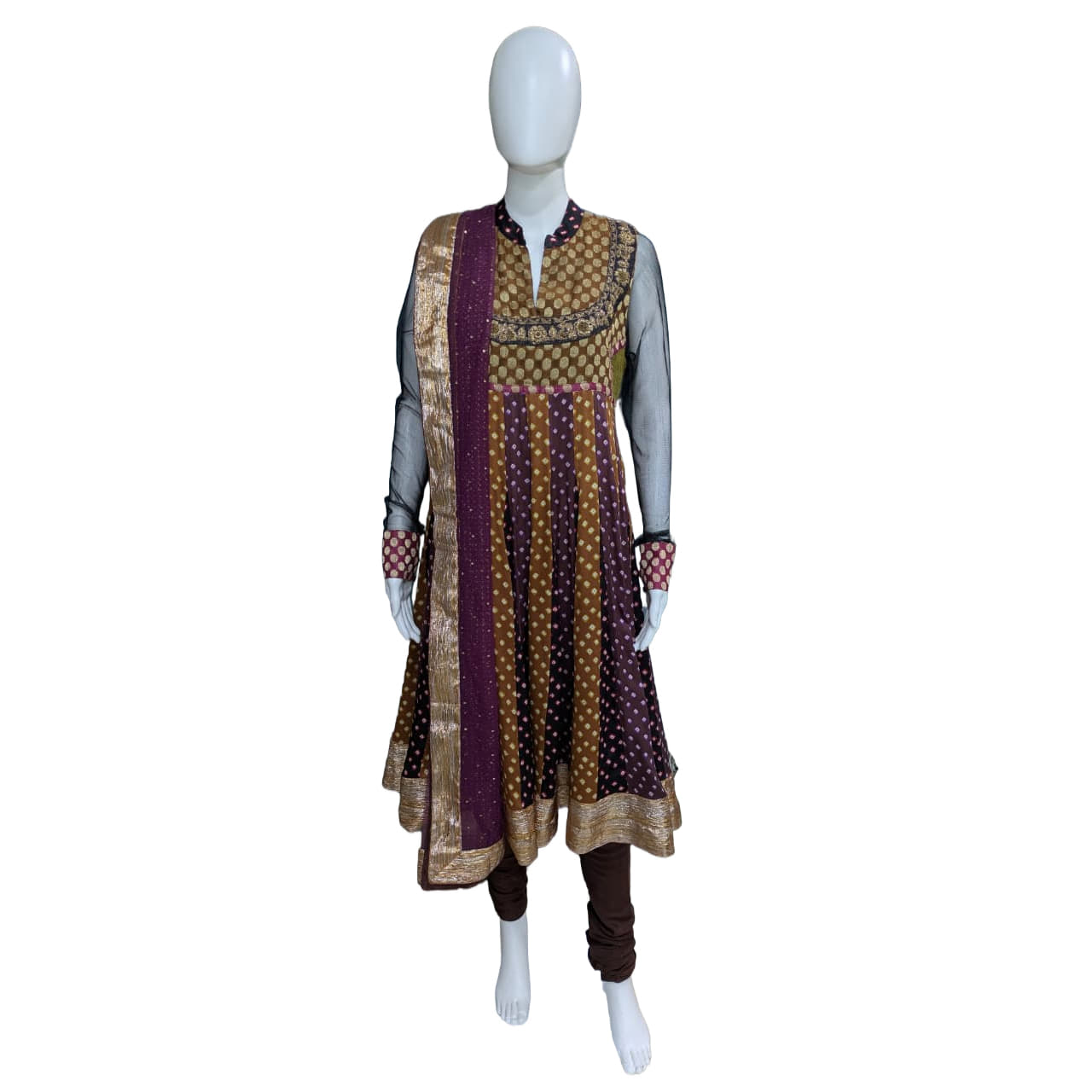 Ritu Kumar Multicolour Anarkali Suit Set