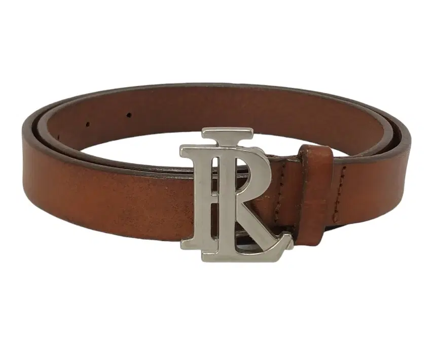 Ralph Lauren RL Logo Buckle Leather Belt