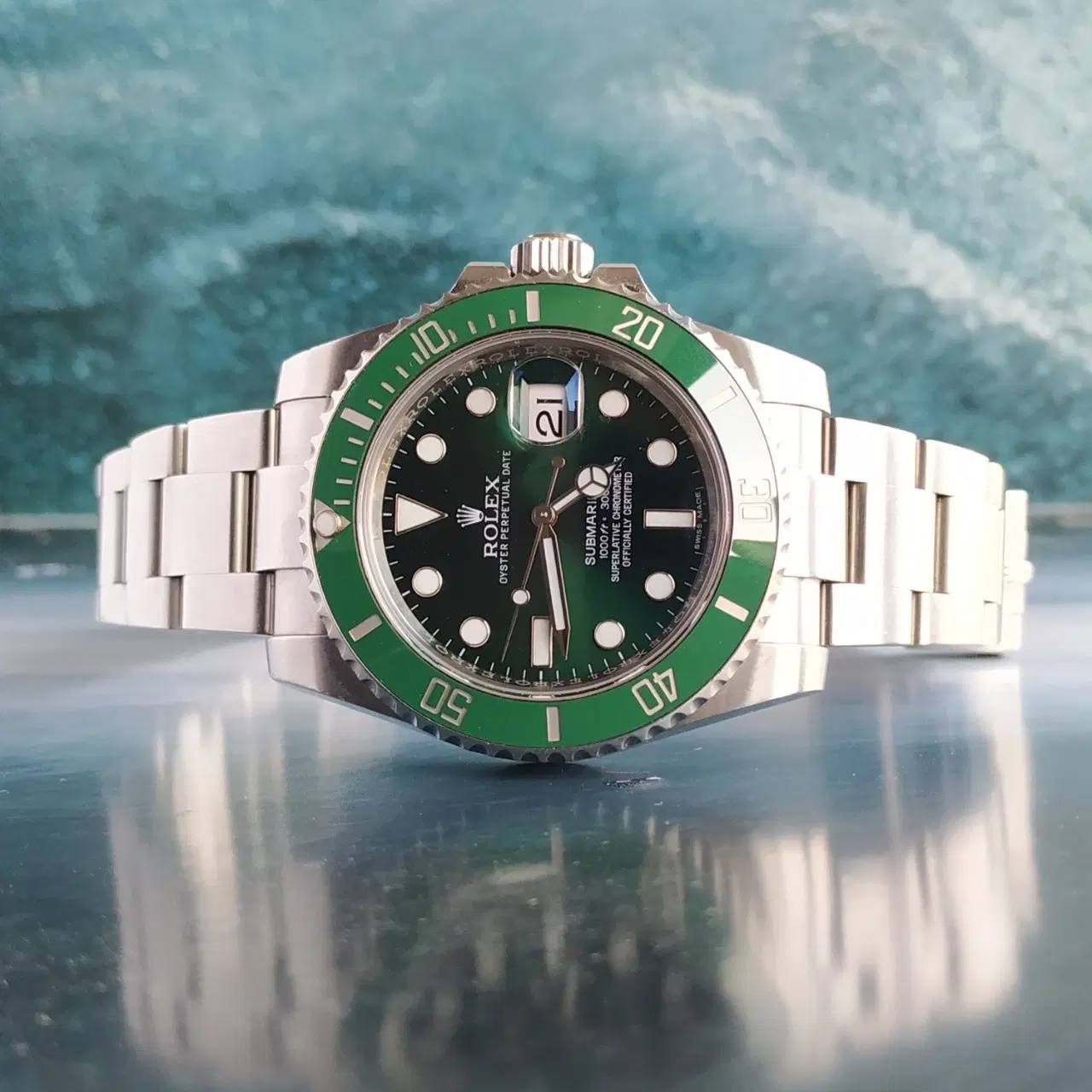 Rolex Submariner Hulk Steel COMPLETE SET
