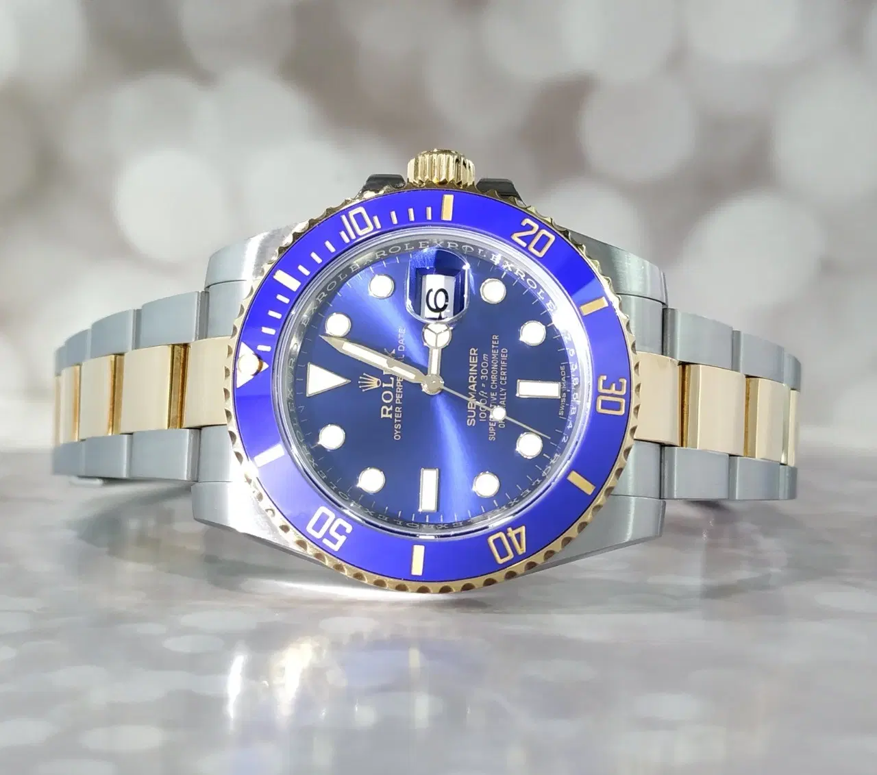Rolex Submariner Date 40MM Blue 116613LB Complete Set