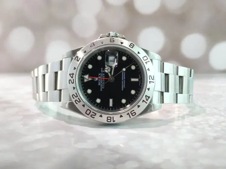 Rolex Explorer II 40MM Steel Black Dial-Hover-Image