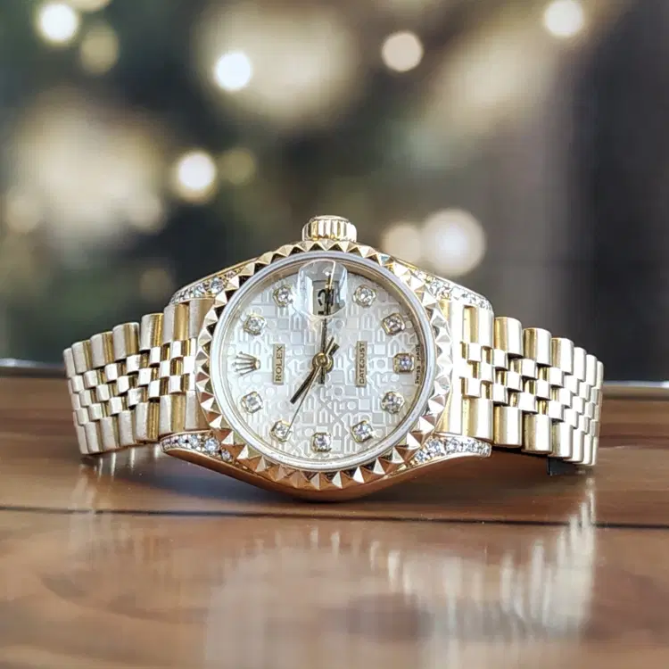 Rolex President Datejust 18K Yellow Gold Diamond-Hover-Image