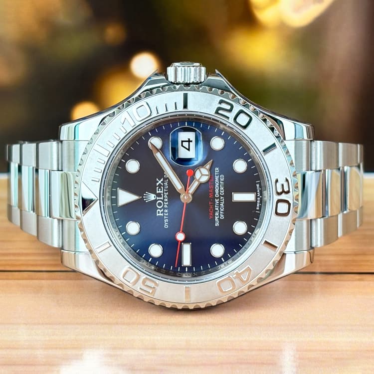 Rolex Yacht Master Blue Dial Steel Automatic-Hover-Image