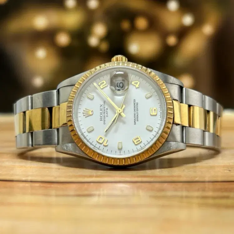 Rolex Datejust 34mm Steel & 18K Gold Oyster Bracelet-Hover-Image