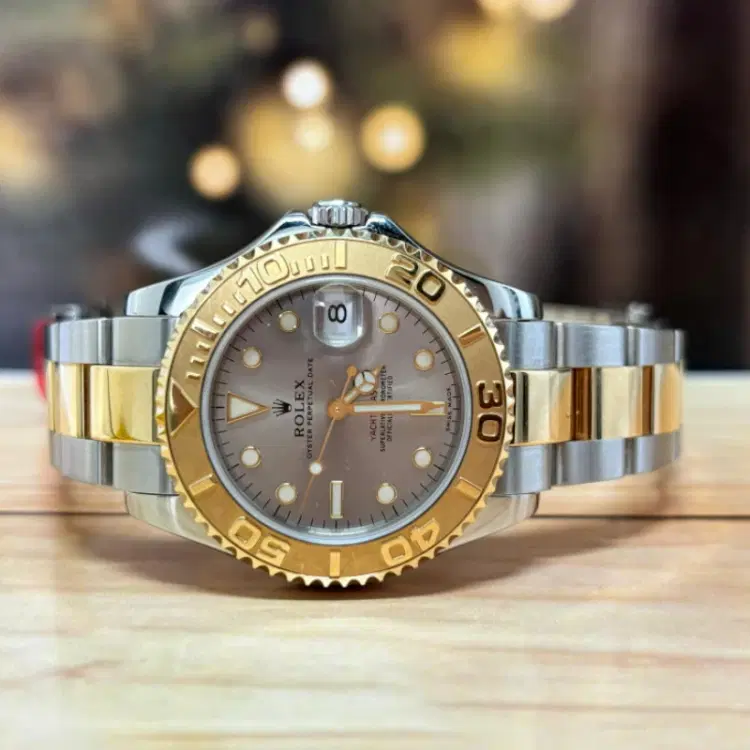 Rolex Yacht-Master 35MM 18K Yellow Gold And Stainless Steel Watch-Hover-Image