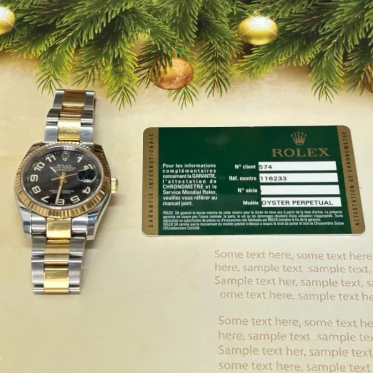 Rolex Datejust 36 Tuxedo Dial Complete Set-Hover-Image