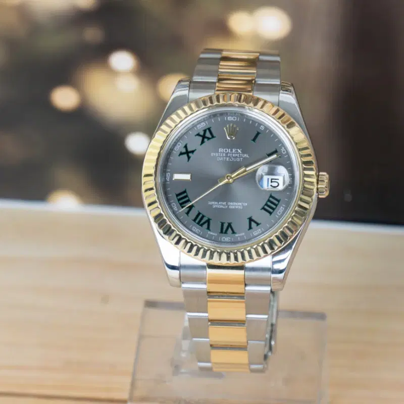 Rolex Datejust II Wimbledon 41 MM Slate Gray Watch