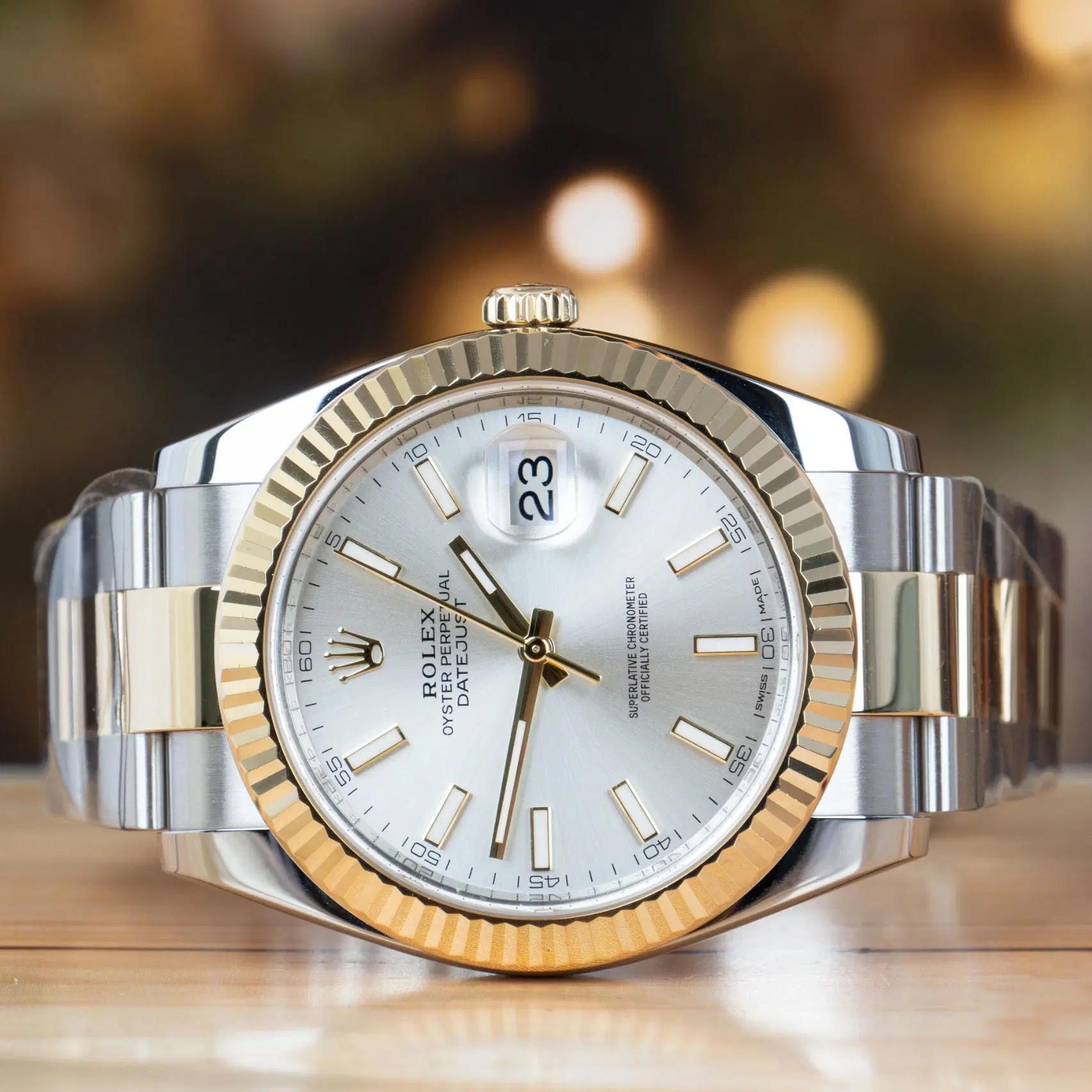 Rolex Datejust 41MM Gold/Steel Silver Dial Automatic