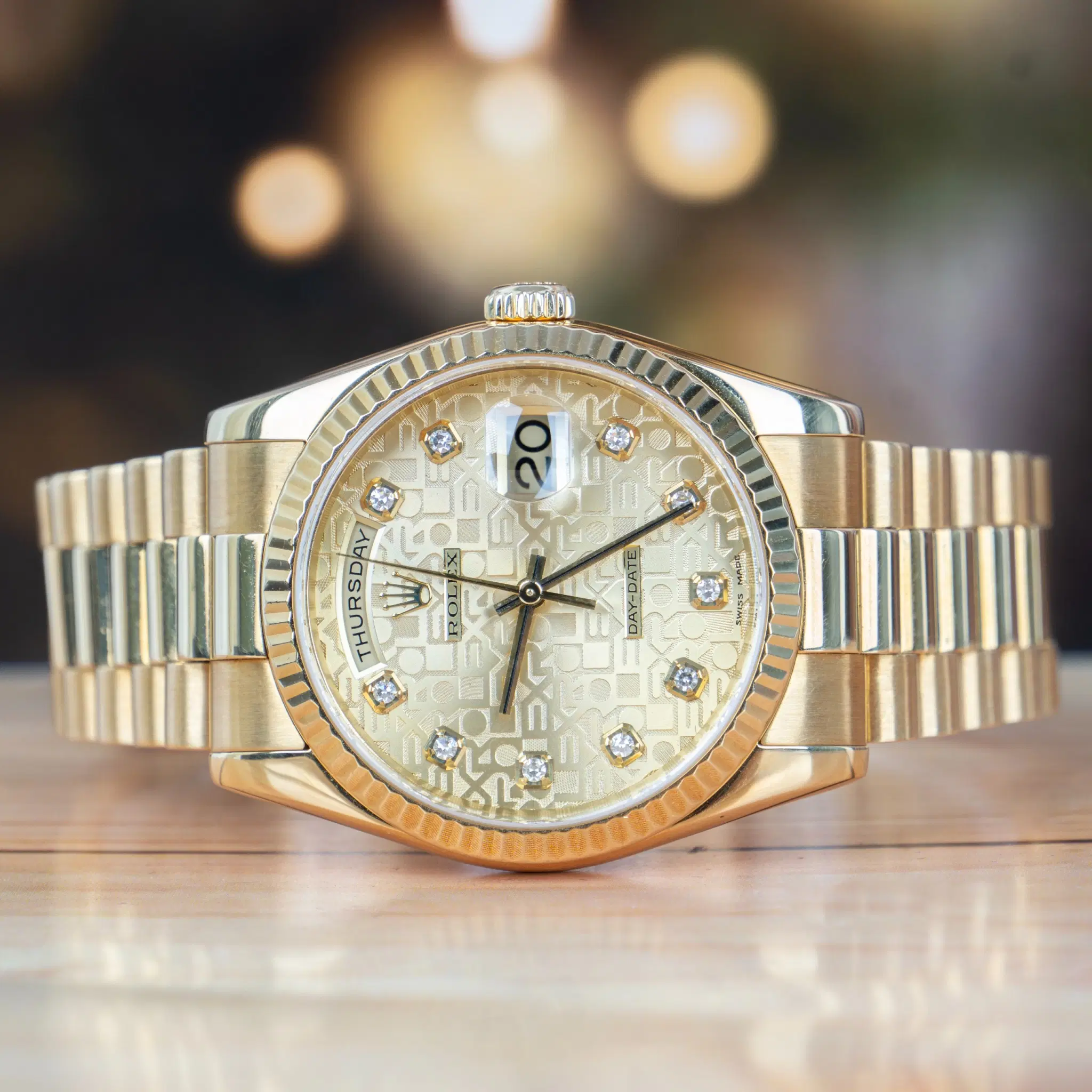 Rolex Day-Date 36 MM Yellow Gold Automatic