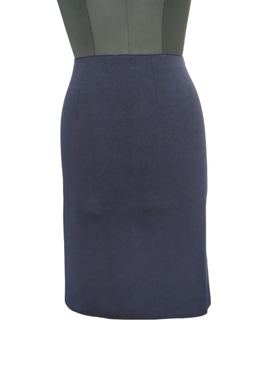 Salvatore Ferragamo Navy Wool Skirt