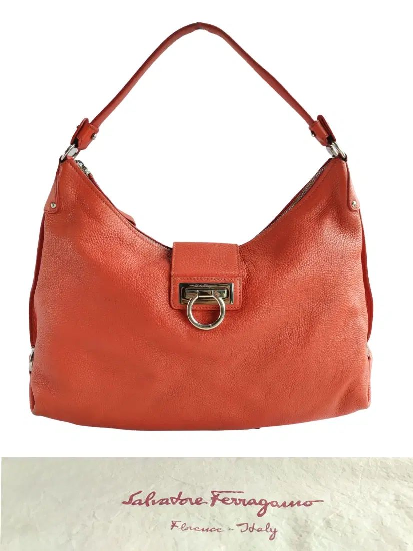 Salvatore Ferragamo Gancini Fanisa Hobo Leather Bag