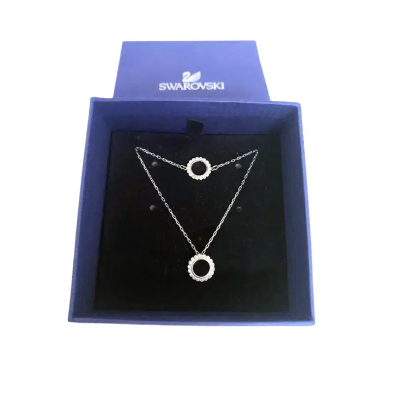 Swarovski Crystal Cathy Pendant and Bracelet Set