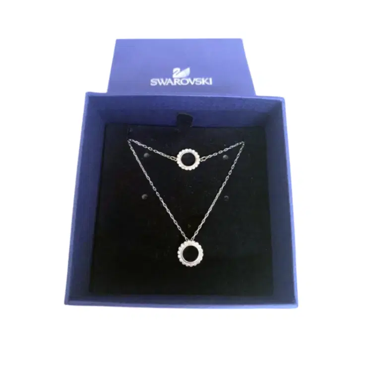 Swarovski Crystal Cathy Pendant and Bracelet Set-Hover-Image