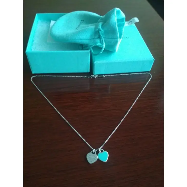 Tiffany & Co. Mini Double Heart Sterling Silver Pendant