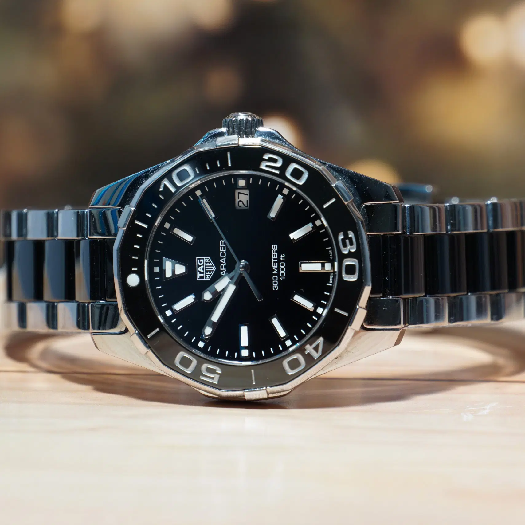 Tag Heuer Aquaracer Black Dial Ladies Quartz Watch