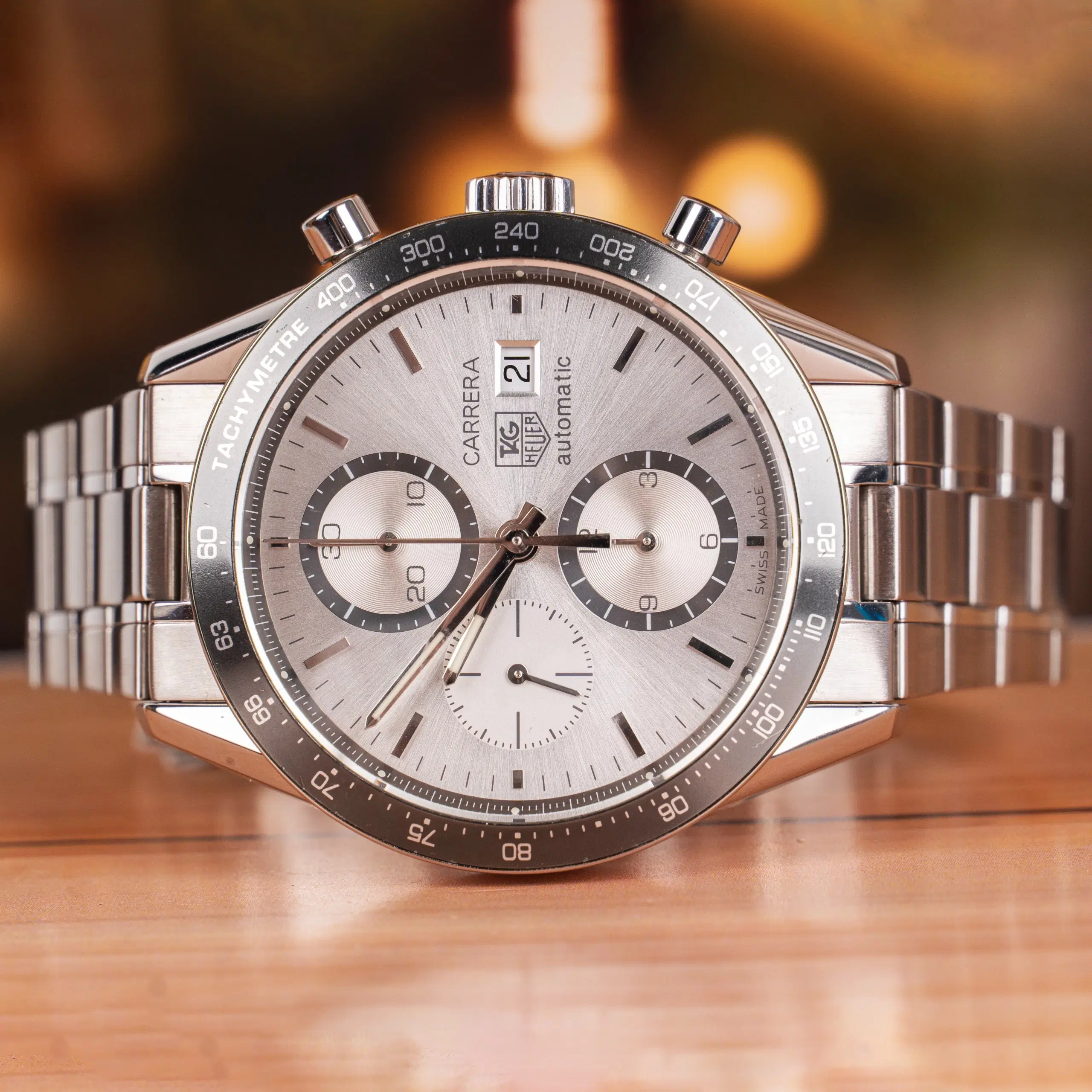 Tag Heuer Carrera Calibre 16 Chronograph Elegance Steel Automatic