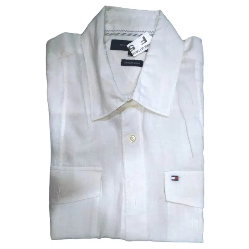 Tommy Hilfiger White Linen Shirt