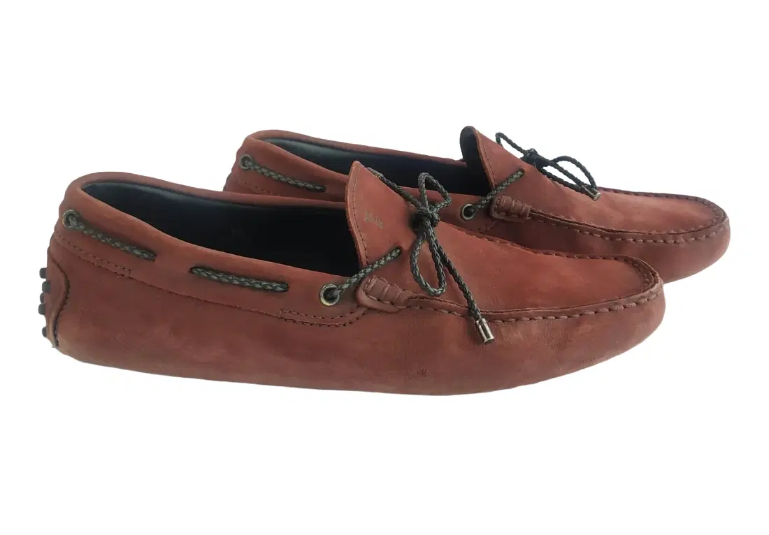 Tods Gommini Suede Laccetto Driver Loafer