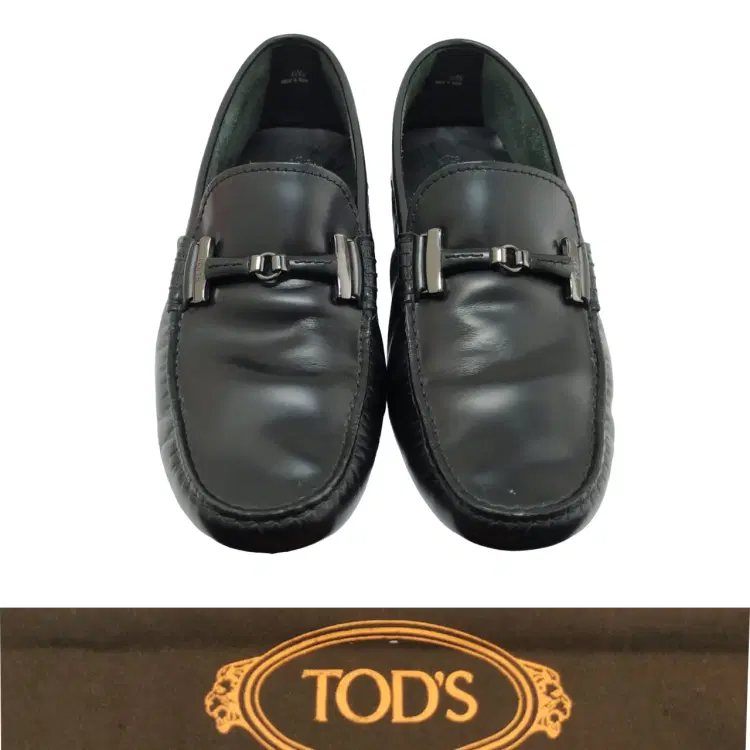 Tods Black Leather Gommino Bit Loafer-Hover-Image