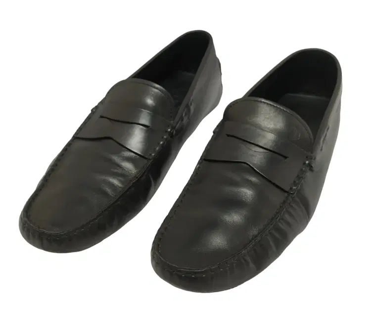 Tods Black Leather Penny Loafer-Hover-Image