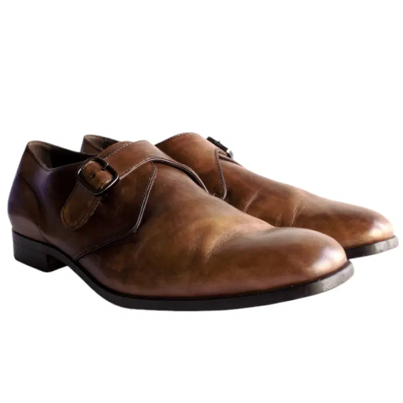 Tod's Men's Black Single Strap Monk Shoes