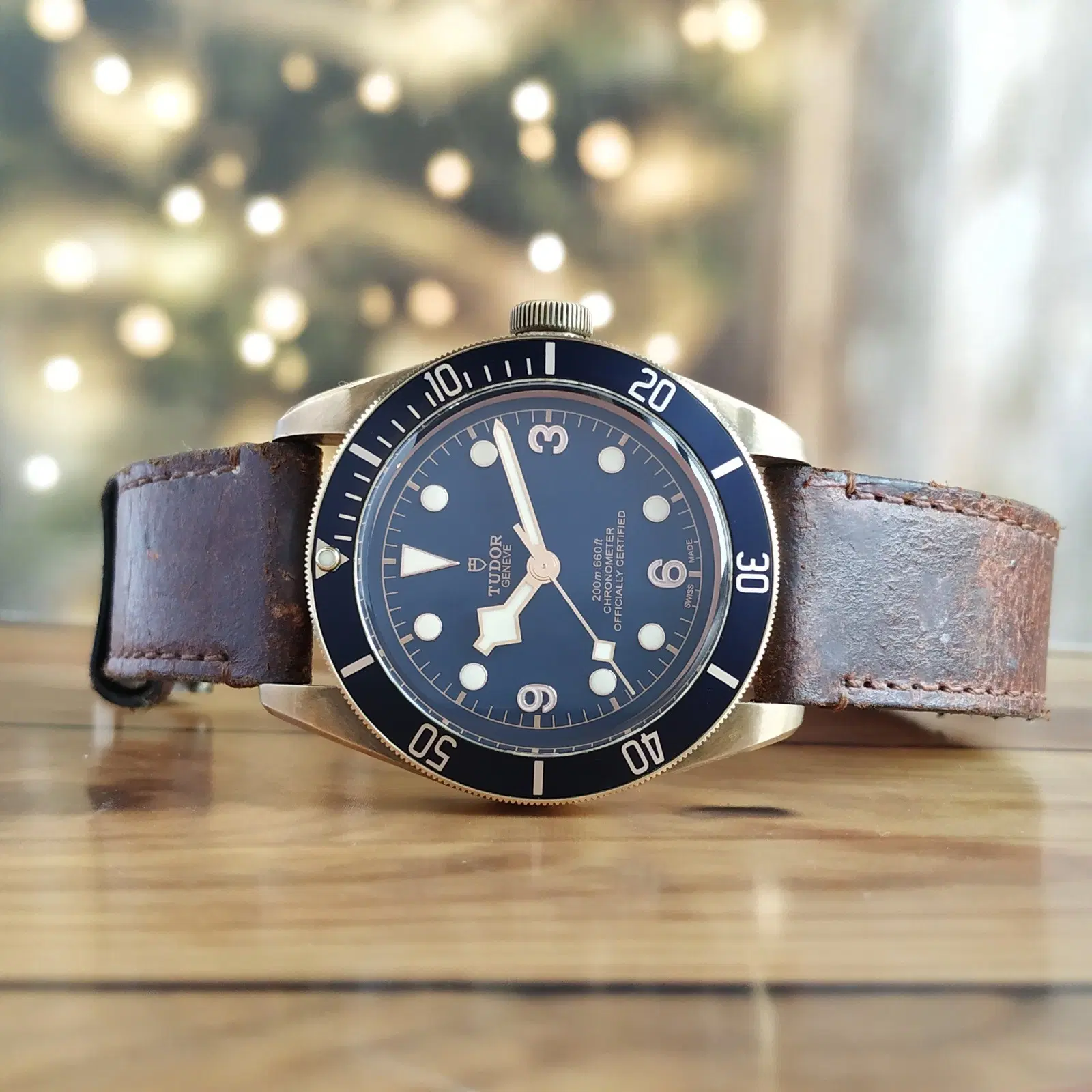 Tudor Black Bay Bronze Limited Edition "Blue Bucherer" 79250BB Complete Set