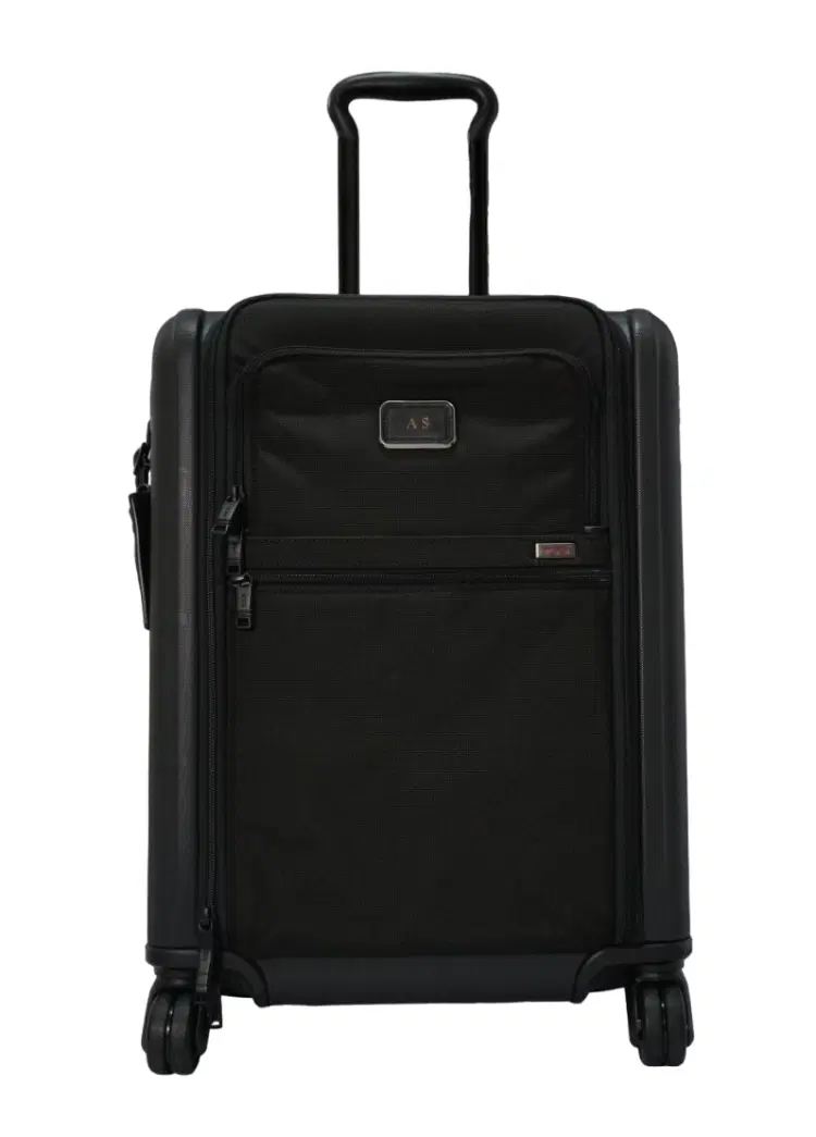 Tumi Short Trip Expandable 4 Wheeled Packing Case Checked Luggage Black-Hover-Image
