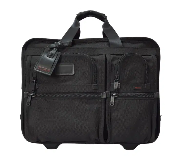 Tumi Black Alpha 2 Deluxe Cabin Bag-Hover-Image