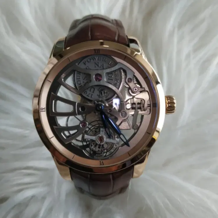 Ulysse Nardin Skeleton Tourbillon 18K Rose Gold Rare 99 pieces Ltd Edn-Hover-Image
