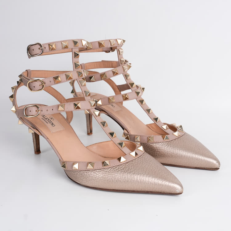 Valentino Garavani Rockstud Ballet Pumps, Size 37.5-Hover-Image