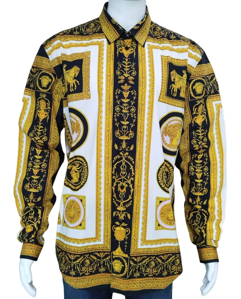 Versace Multicolour Baroque Print Shirt