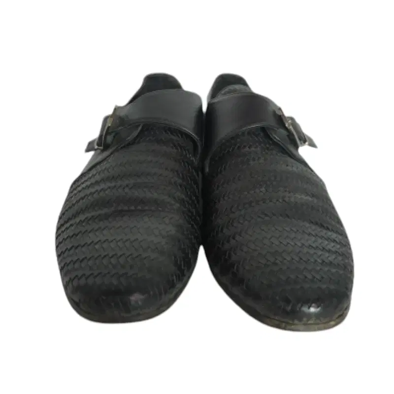 Versace Black Monk Strap Shoes