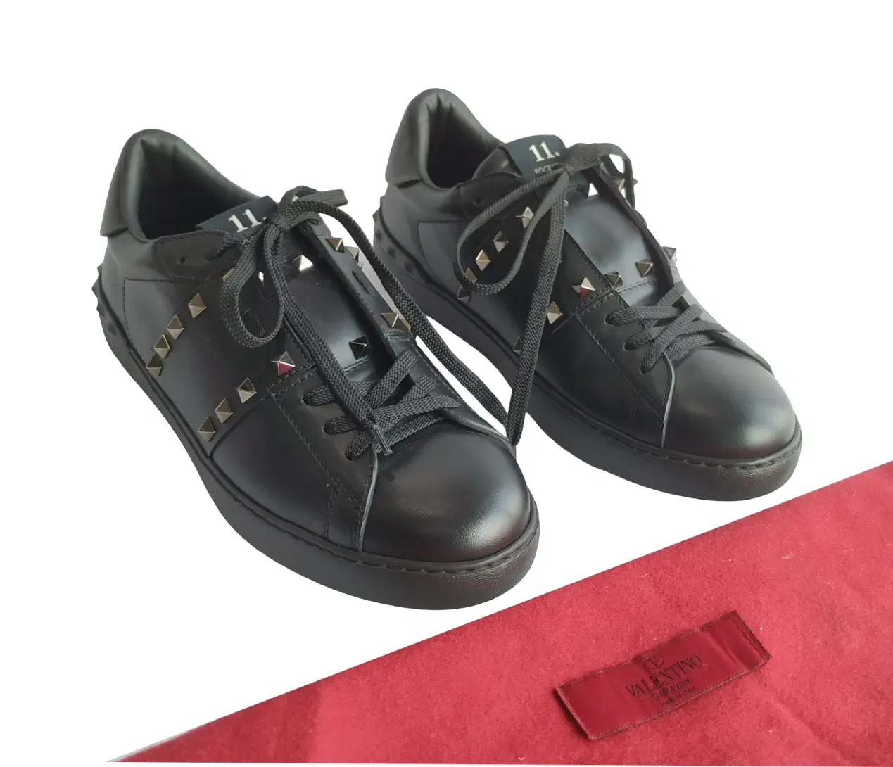 Valentino Garavani Rockstud Black Accents Sneakers