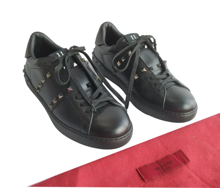 Valentino Garavani Rockstud Black Accents Sneakers-Hover-Image