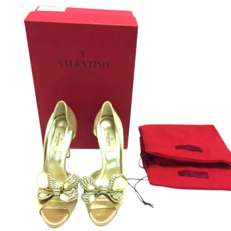 Valentino Satin Jeweled Bow D'Orsay Platform Pumps-Hover-Image