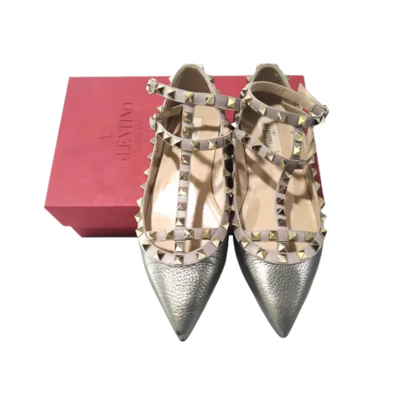 Valentino Rockstud Ballerina Flats