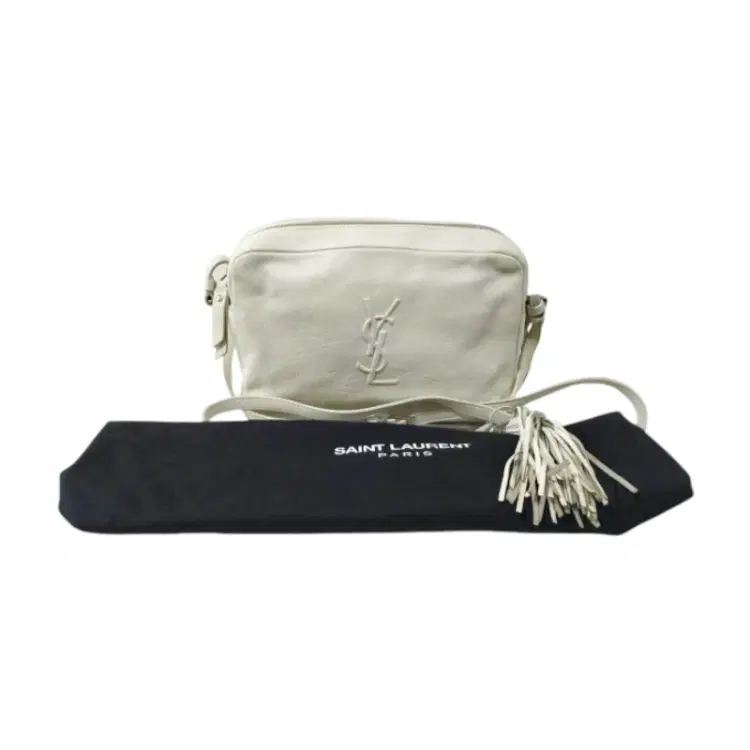 Yves Saint Laurent White Lou Camera Crossbody Bag-Hover-Image